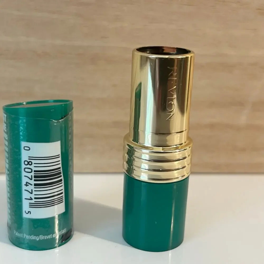 REVLON Moon Drops Lipstick - BAMBOO BRONZE - RARE *ORIGINAL* UNUSED - Green Tube